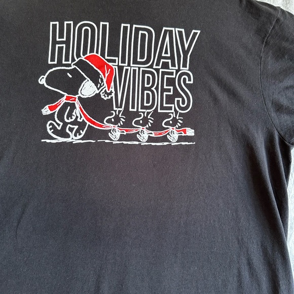 CELEBRATE TOGETHER PEANUTS HOLIDAY VIBES T-SHIRT SZ XL - Picture 6 of 9